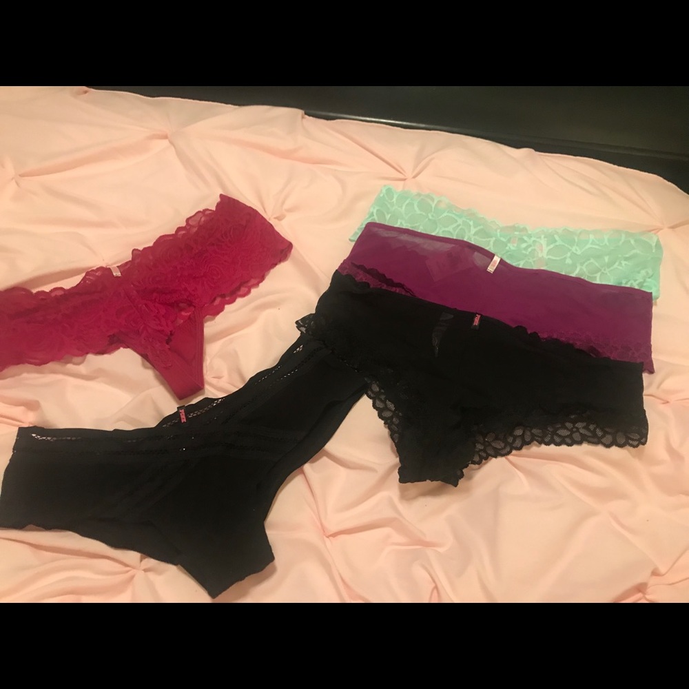 Brand new pink panty bundle